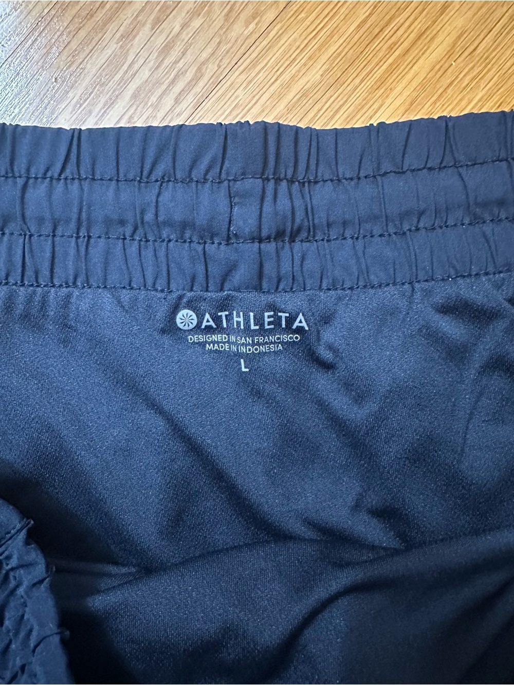 Athleta Navy Blue Large shorts - Picture 2 of 6